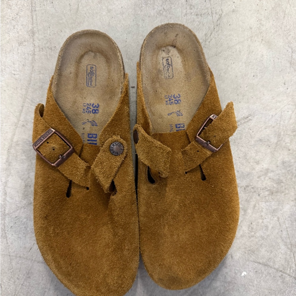 Birkenstock Suede Buckle Sandals